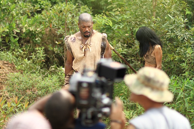 Actor shooting for a scene